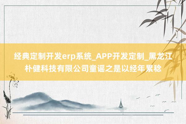 经典定制开发erp系统_APP开发定制_黑龙江朴健科技有限公司童谣之是以经年累稔